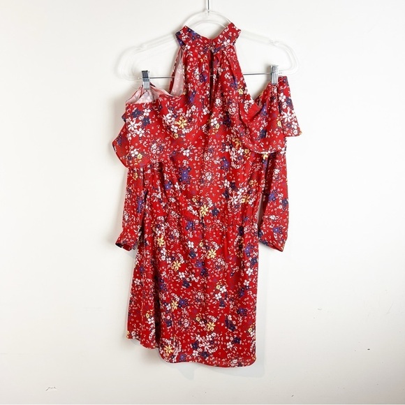 NEW Parker Red Floral Dress size M - Picture 5 of 8